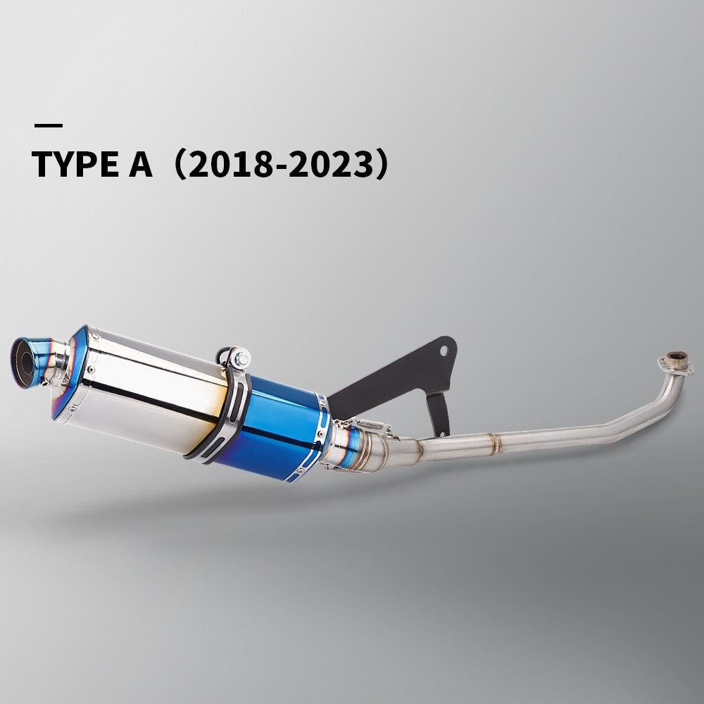 Motorcycle full exhaust system For Cross super CUB110 CC110 CUB125 CUB CC110 2021-2024 High performance low/high exhaust