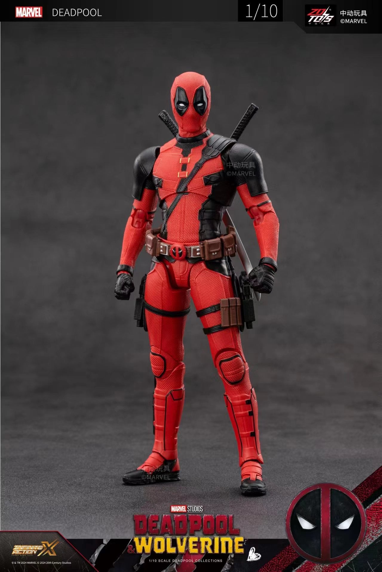 2024 Deadpool e Wolverine Bonecos de Ação Versão Filme Série ZD Toys Coleções Bonecos de Ação Adulto Presente Infantil