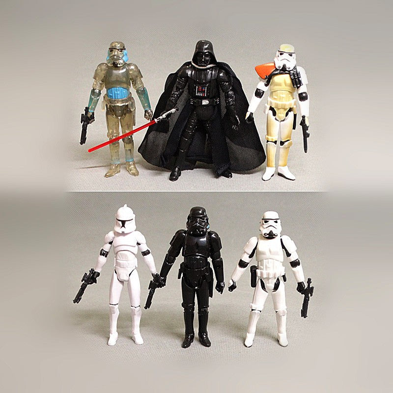 Star Wars Black Warrior Bai Bing Invisible Clone Trooper Display de boneco articulado 1/8 escala 3,75