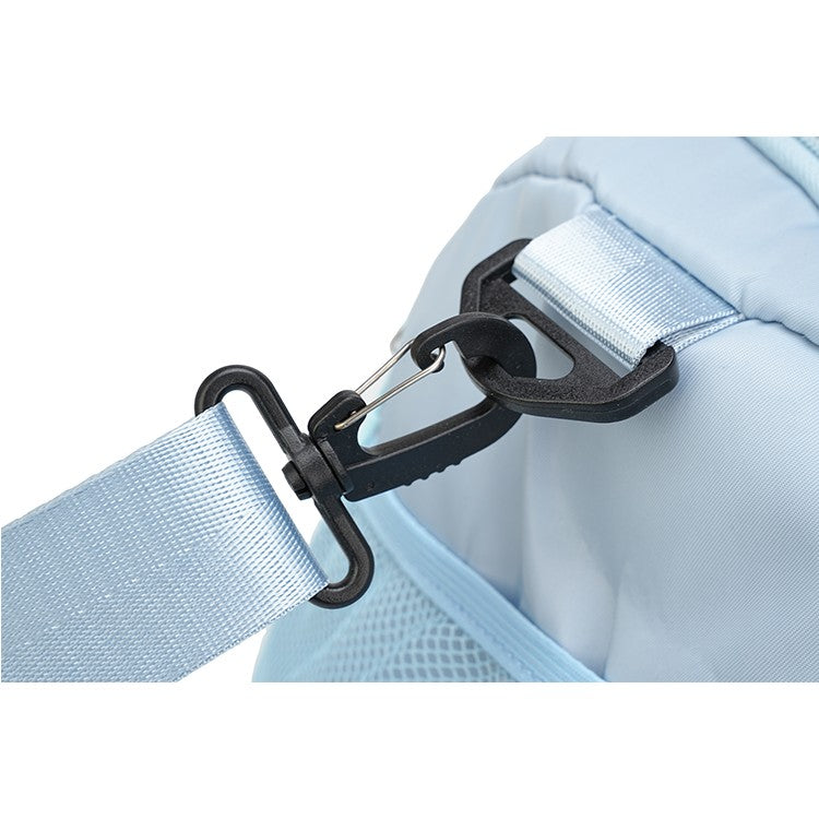 Large capacity travel bag, sports fitness backpack, with independent shoe cabinet, zipper closure, suitable for short-term and l