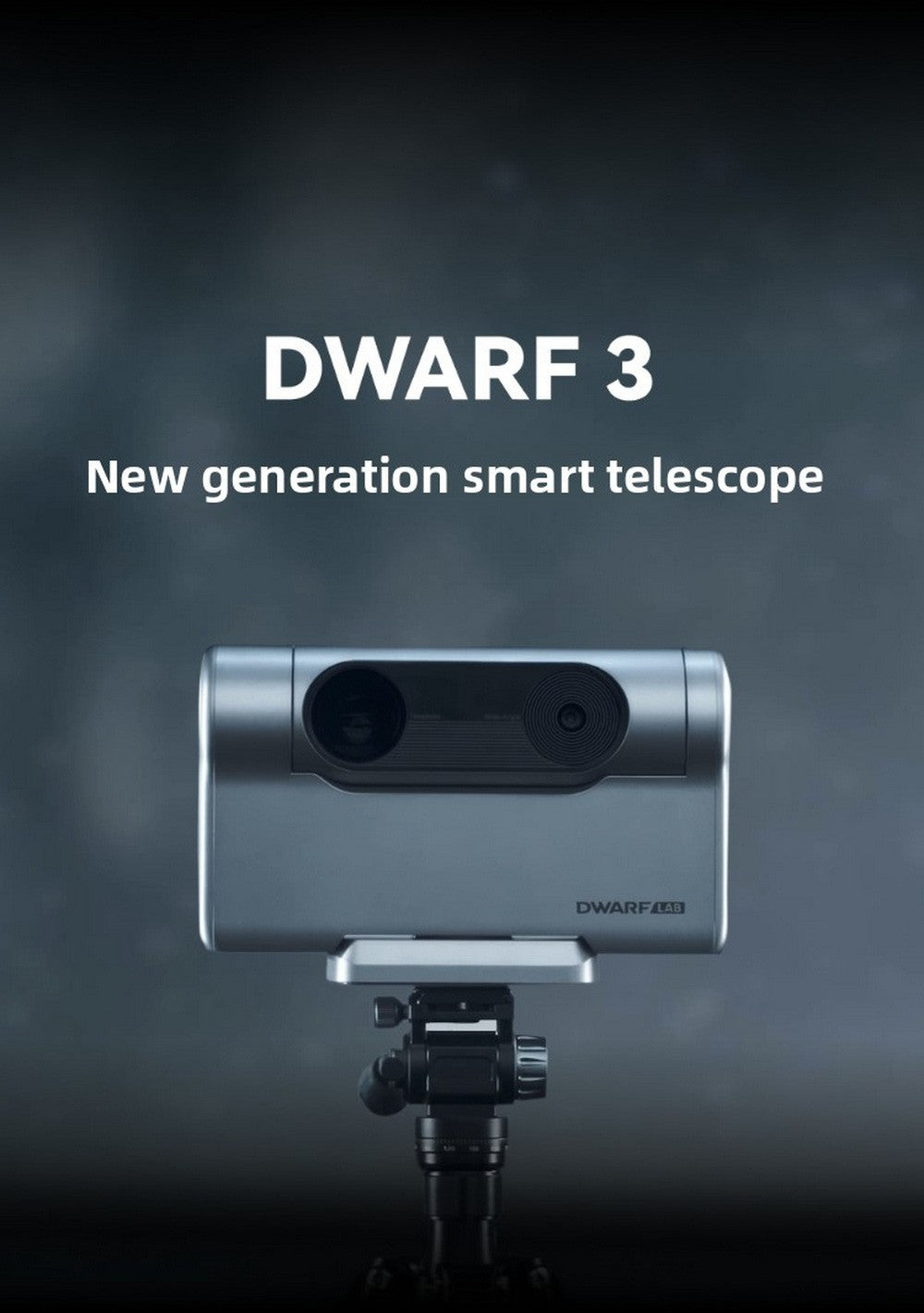 DWARFLAB DWARF 3 Telescópio Astronômico Inteligente, Profissional, Alta Ampliação, Alta Definição, Observação de Estrelas, Fotografia