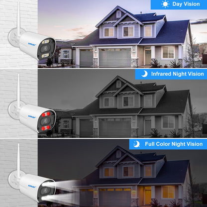 Smar Outdoor IP Wifi 3MP Survalance Camera for Wifi CCTV System Kit Human Detection Night Vision Video Cam ICSEE Two Way Audio