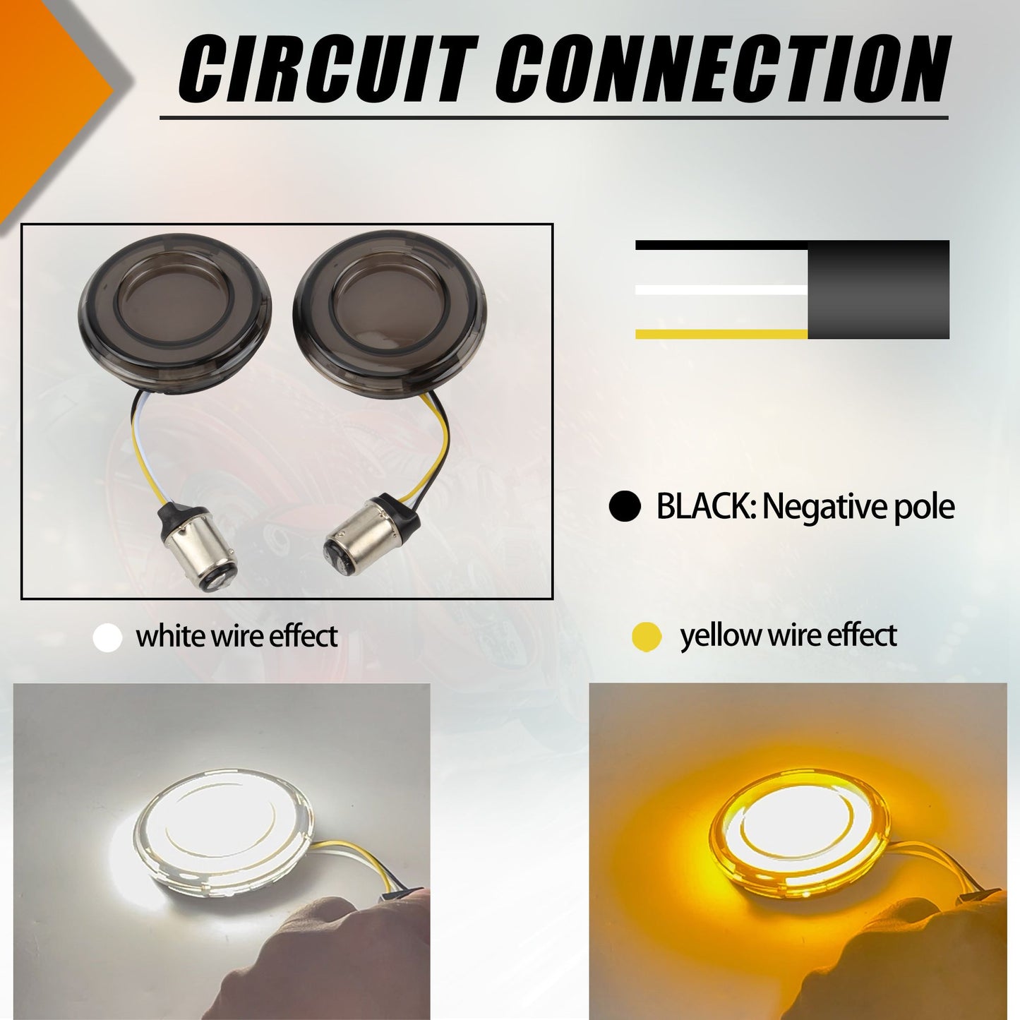 Seta de LED para Moto Estilo Bala 1156 1157 Indicador de Freio para Harley Dyna Touring Street Glide Road King Rider FXLRST