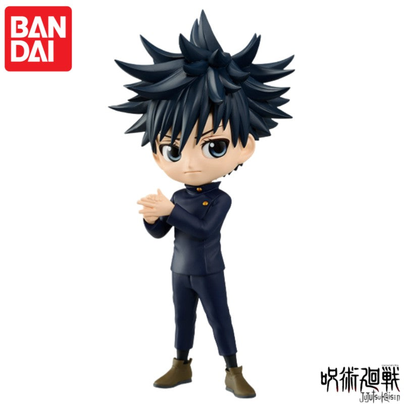 Original Em Estoque Bandai Banpresto Jujutsu Kaisen Qposket FushiguroMegumi Boneco Modelo Figura de Ação 100% Genuína Brinquedo Presente Colecionável