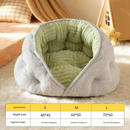 Canil Engrossado Inverno Quente Cama de Segurança Pequeno Cão Teddy Do Que Urso Dormindo Suprimentos para Animais de Estimação para Todas as Estações 2025 Tapete para Cães