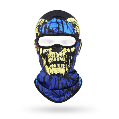 Quick-Dry Skull Face Mask - Breathable Sun Protection for Cycling & Outdoor Sports