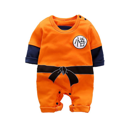 IURNXB Macacões de Bebê Recém-Nascido Manga Longa Meninos Anime Cosplay Traje Macacão Roupas Infantis Fofas Desenho Animado 0-24M