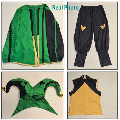 Hazbin Hotel Fizzarolli Cosplay Costume The Amazing Digital Circus Pomni Pierrot Harlequin Clown Outfit Halloween Party Costume