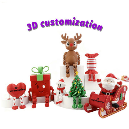 Popular Custom 3D Printing For Blind Box Decompression Of Small Toys, Birthdays, Weddings, Gifts, Christmas Dolls