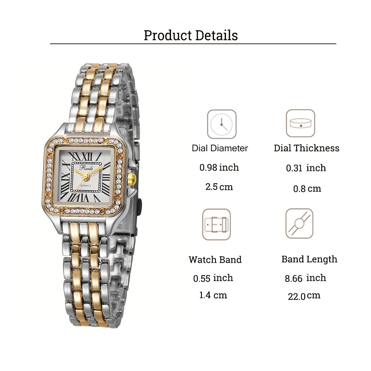 New fashion casual alloy steel with diamond bracelet for ladies quartz watch for Christmas and Halloween gifts