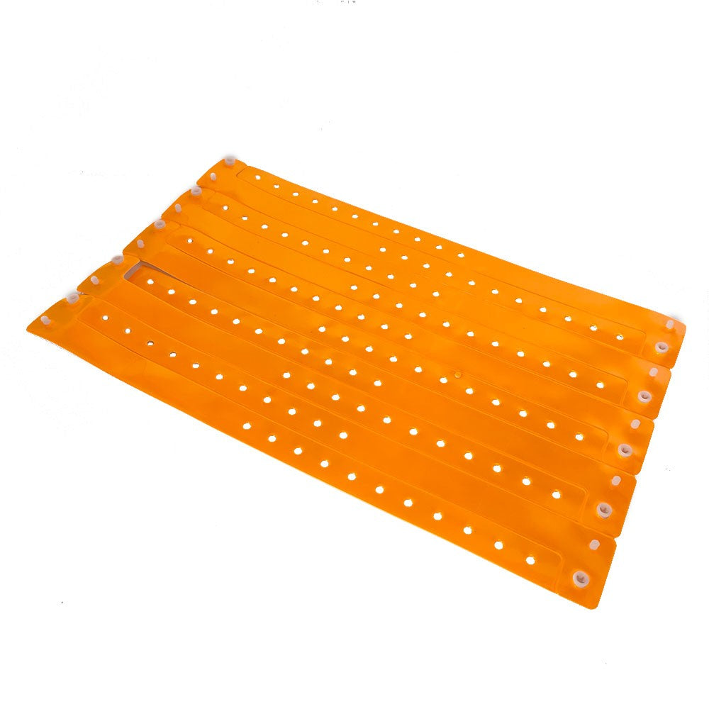 1000 Pcs Neon Wristbands for Events Multicolor Vinyl Wristband Plastic Arm Band Identification Wristband with Snap for Party