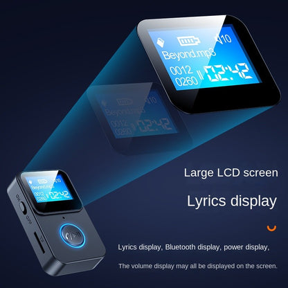 Bluetooth 5.0 Audio Receiver Support TF Card MP3 Player Lossless FM Transmitter Remote Control Wireless Audio Adapter Walkman