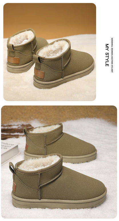 Snow Boots Man Shoes Men Korean Climate Lot Shoes Original High Heel Ankle Boots for You Women Sneakers Brown Boot Mens Shoe