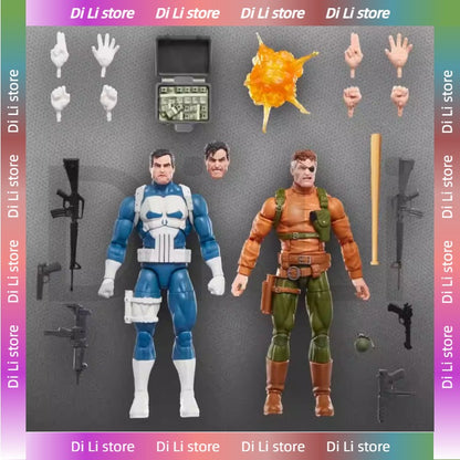 (24 Hours Shipping) ML Capcom Arcade Version Punisher Nick Fury Anime Model Toy Action Figure Toy Collection