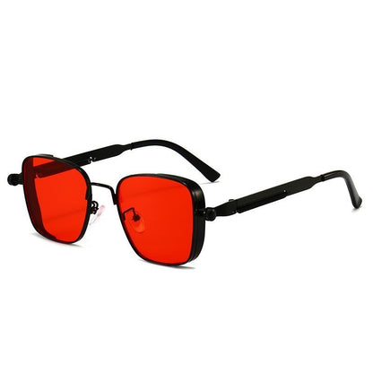 Óculos de Sol Polarizados Masculinos 2025 de Alta Qualidade, Estilosos para Dirigir, Antirreflexo, Proteção UV, Metal, Estilo Punk, Tendências da Moda