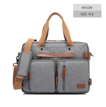 Nova Mochila Conversível Multifuncional 2025 Mochila para Notebook de 15,6/17,3 Polegadas Mochila de Viagem de Negócios Mochila Escolar de Nylon Impermeável