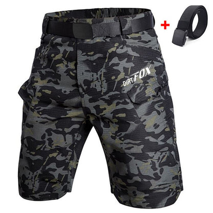 DIRTFOX Men Cycling Shorts Summer Mtb Downhill Pants Waterproof Racing Male Bicycle Clothing Road Bike Motorcycle Cargo Bottoms