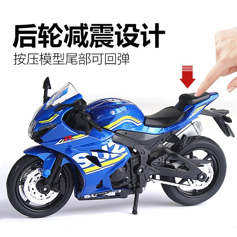 1:18 GSX1000 CBR 1000RR R1 Hayabusa Coleção de Modelos de Motos em Liga Autorização Genuína Miniatura de Brinquedo de Moto
