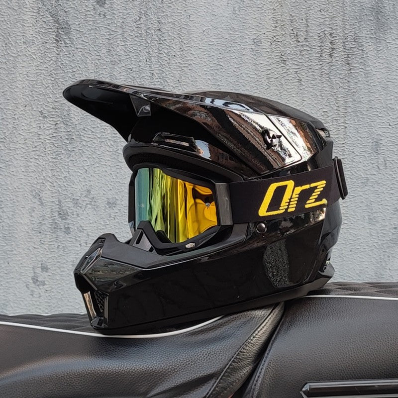 Capacete de motocross off-road, capacete de ciclismo speed downhill DH, capacete full face rally off-road