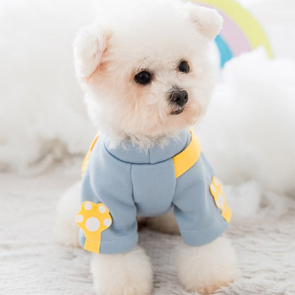 Roupas de inverno para cachorro, Moletom com capuz fofo de desenho animado, quente, para Chihuahua, Bulldog Francês, Roupa para filhotes, Casaco, Fantasia para cães de estimação