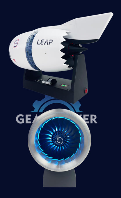 Boeing 747 Turbofan Engine Model Electric Fan Cool Boutique Collection Aircraft Engine Kit for Display and Educational Use