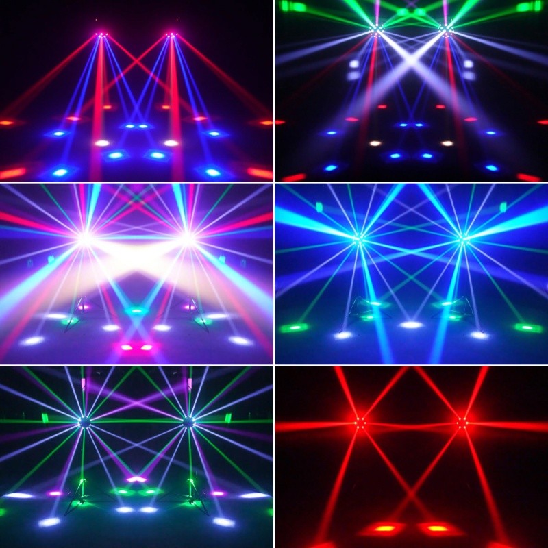 150W Moving Head Light 360°Rotation Disco Ball Beam Stage Light DMX512 4in1 RGBW DJ led lights For Party Christmas Event