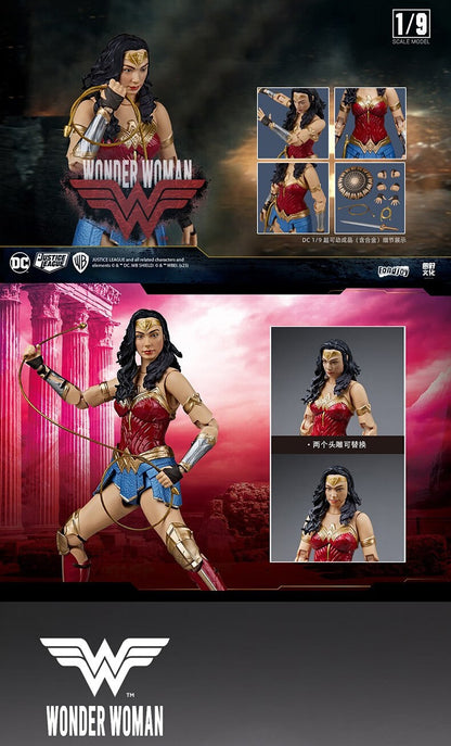 DC Originals Justice League Figure Superman Batman Wonder Woman Aquaman Mera Anime Figures Collectble Models Toys Gift