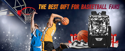 Football Backpack Men Basketball Backpack Outdoor Soccer Football Storage Bags Training Sports Knapsack with Shoe Compartment