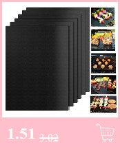 Non stick BBQ Grill Mat 40*33cm Party Mat Black Barbecue Plate Cooking Grilling Sheet Heat Resistance Easily Clean Kitchen Tools