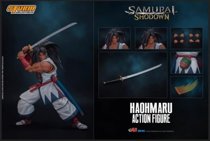 ?Original?Storm Collectibles 1/12 Scale SNK Samurai Shodown Haohmaru Normal Color & Blood Version Action Figure Model Toys