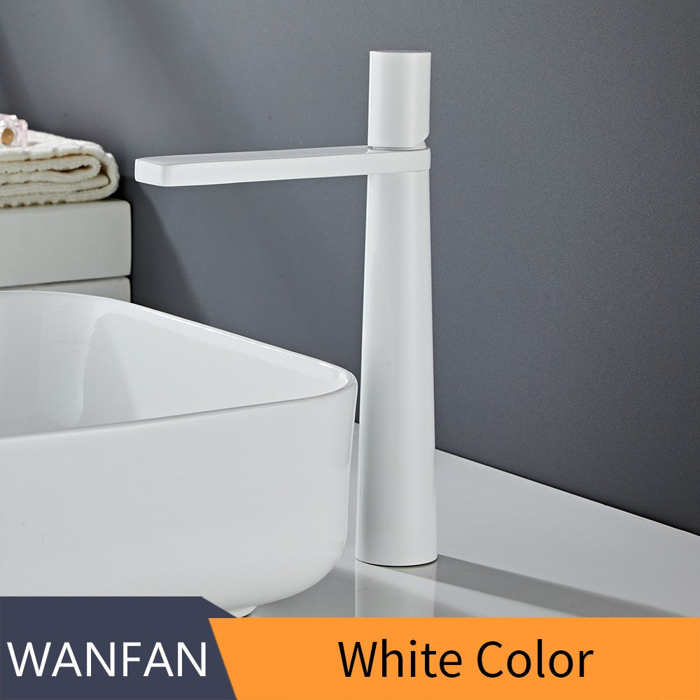 Basin Faucet Brass Bathroom Faucet Mixer Tap Black/Chrome Wash basin Faucet Single Handle Hot and Cold Lavotory Faucet  855921