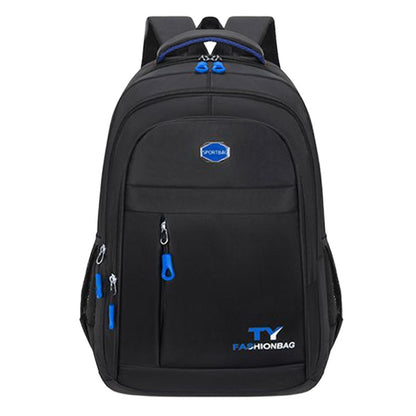 Mochila Unissex de Ombro Duplo - Cor Sólida - Viagens a Negócios, Viagens Profissionais, Deslocamentos Diários, Uso Casual