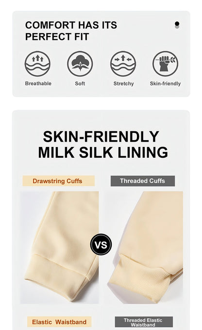 New York 1985 Brooklyn Printed Womens Sweatpant Hip Hop Multicolor Trousers Versatile Fashion Pants Fleece Pockets Sportpants