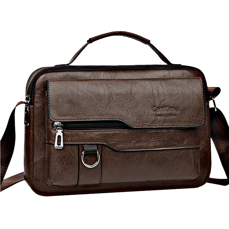 Men's and women's cross-body and shoulder bag for business, simple and casual, with minimalist design. Made of PU material.