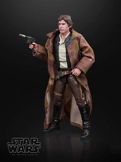 Original Hasbro Star Wars The Black Series Han Solo (Endor) Anime Figure Toys Collection Model