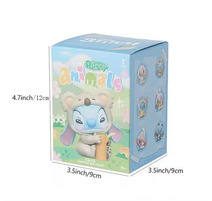 MINISO Disney Stitch Animals Party Series Blind Box – Última Estatueta, Decoração de Figura Surpresa, Sacola Surpresa, Presente de Aniversário