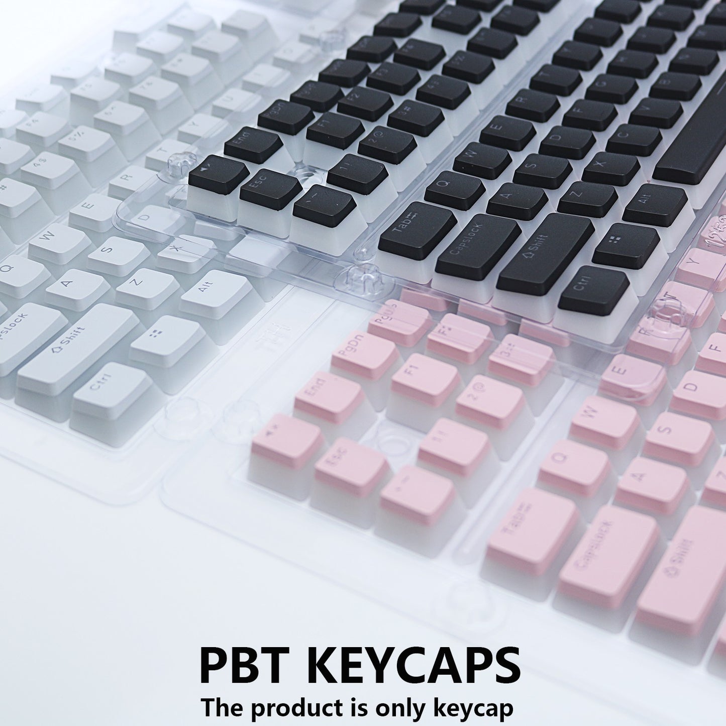 Keycaps PBT Pudding 129 teclas Keycap Perfil OEM Tampa de teclado Para teclado mecânico Kit Mx Switch Retroiluminação RGB 87 104 Teclados Gamer