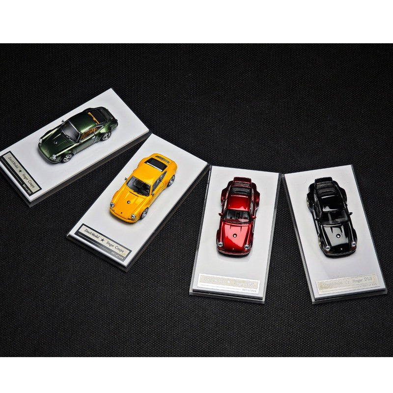 1:64 Novo Modelo de Zinco Porsch 911 964 Singer Coupe Dls Miniatura de Liga Fundida Modelo de Brinquedo Infantil Colecionável Ornamento