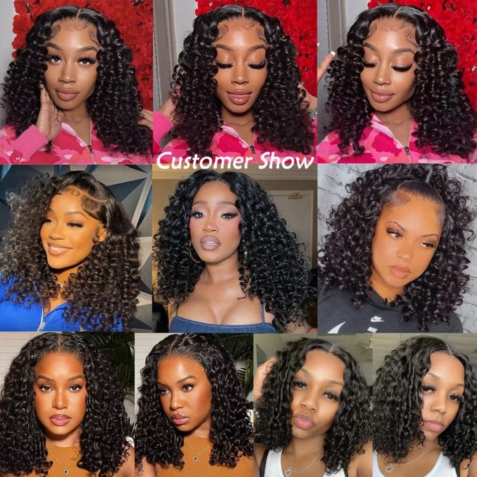 15A Pixie Curls Bundles Kinky Curly Cabelo Humano 3/4 Bundles Deal 100% Cabelo Cacheado Virgem Cru Bundles de Cabelo Extensão de Cabelo Trama Dupla