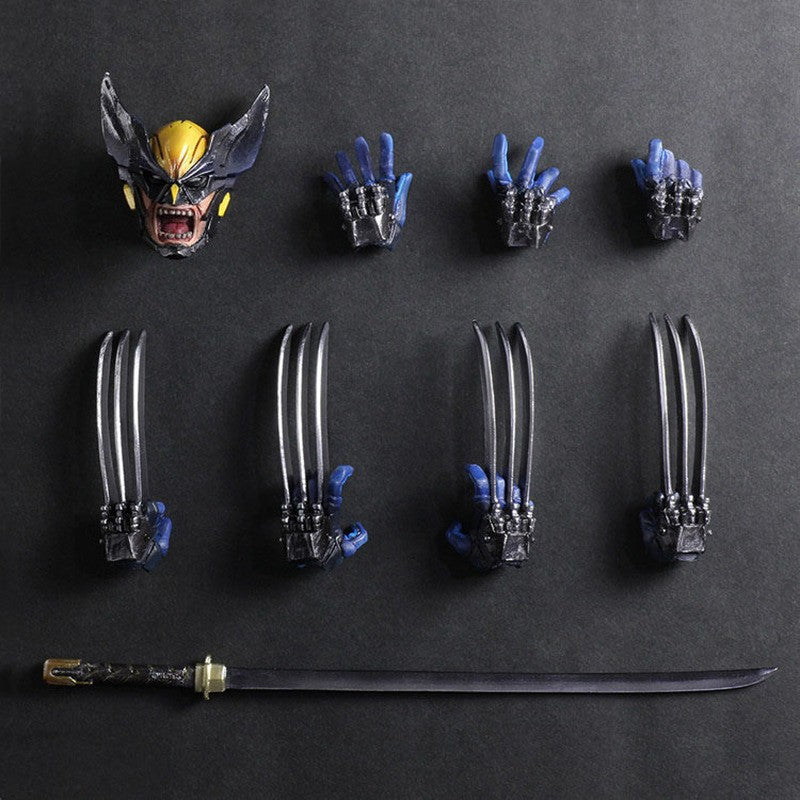 Marvel Novo Hot Sell 28cm Comics Wolverine X-Men Action Pvc Personagem Enfeites Brinquedos Presente de Aniversário de Natal para Meninos