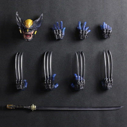 Marvel Novo Hot Sell 28cm Comics Wolverine X-Men Action Pvc Personagem Enfeites Brinquedos Presente de Aniversário de Natal para Meninos