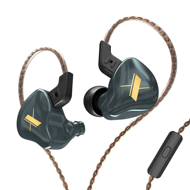 KZ EDX Wired Headset In-Ear Monitor Earbuds Earphones Detachable Cable Sport Game Noice Cancelling Headphone With Microphone