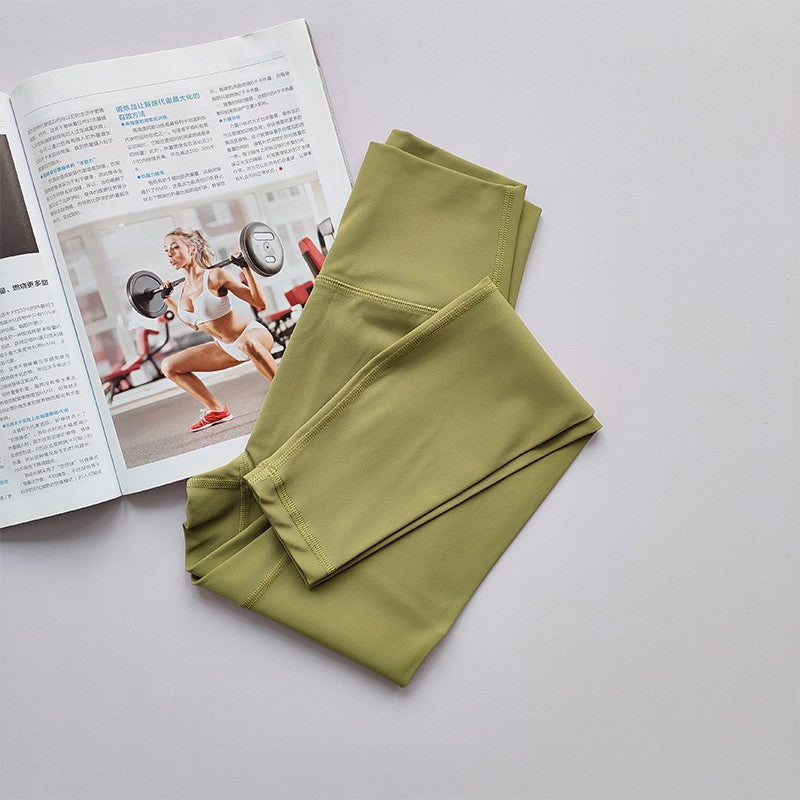 Women's High Waist Yoga Pants, Booty Lifting Workout Leggings with Naked Feel, Quick Dry Fitness Tights for Gym & Running