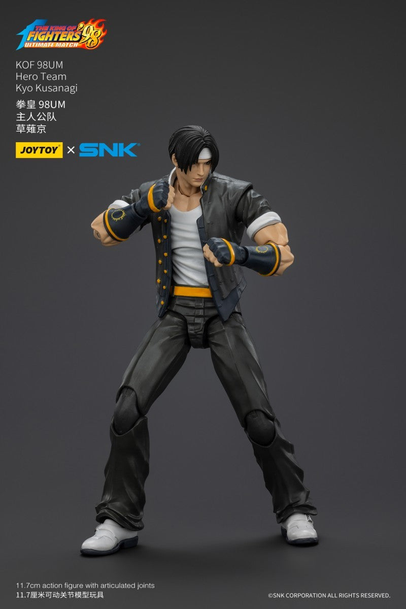 JOYTOY SNK KOF 98UM Hero Team 1/18 Bonecos de Ação Kyo Kusanagi Goro Daimon Modelo Benimaru Nikaido Jogo Anime Presentes de Brinquedo Masculino