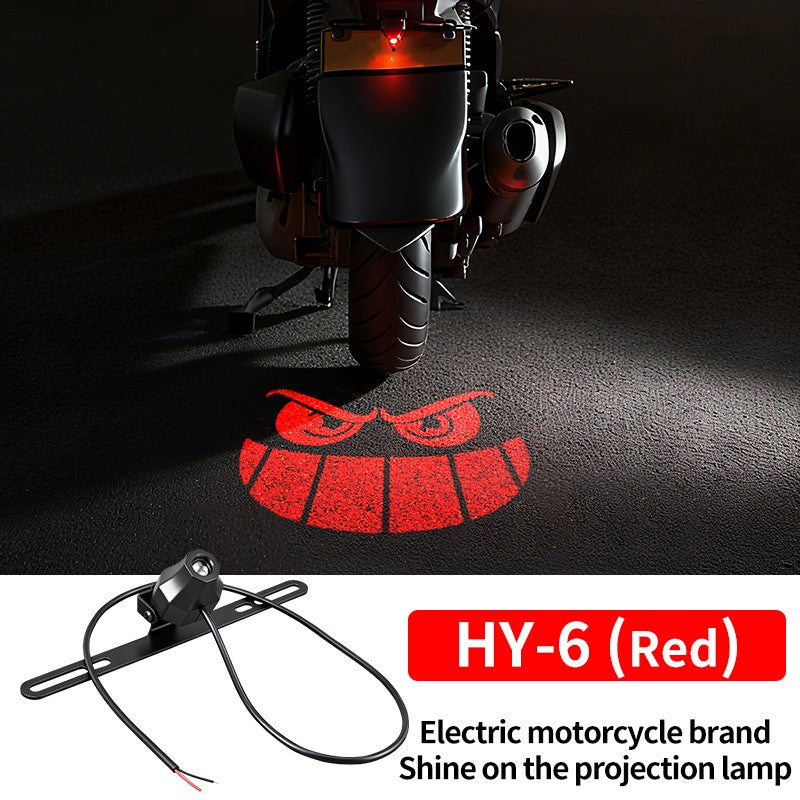 Luzes de Projeção Traseira de LED para Motocicleta Olho de Diabo Luzes de Chão para Veículos Elétricos Luzes Ambiente de LED Luz de Aviso de Alto Brilho