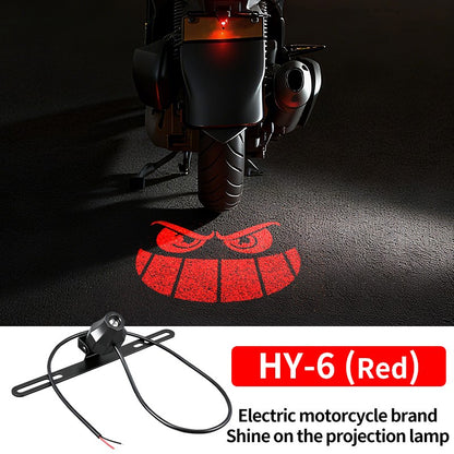 Luzes de Projeção Traseira de LED para Motocicleta Olho de Diabo Luzes de Chão para Veículos Elétricos Luzes Ambiente de LED Luz de Aviso de Alto Brilho