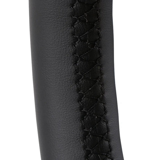 GNUPME DIY Artificial Leather steering cover Hand-Stitched Black Car Steering Wheel Cover for Peugeot 308 Old Peugeot 408