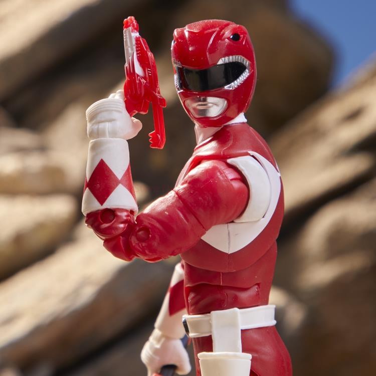Boneco de Anime Hot Power Rangers Red Ranger Lightning Collection Dino Fury Bonecos de Ação Modelo Estátua Brinquedos Presentes