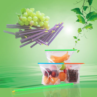 15Pcs/10Pcs Set Bag Clips Food Snack Bags Sealing Clips Seal Stick Food Preservation Sealer Reusable Kitchen Storege Organizer