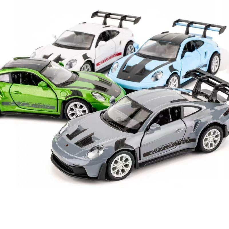 1/36 Porsche 911 GT3 918 Spyder Taycan Carro de Brinquedo de Corrida Modelo RMZ CiTY Metal Fundido Miniatura Coleção Presente Para Meninos Crianças
